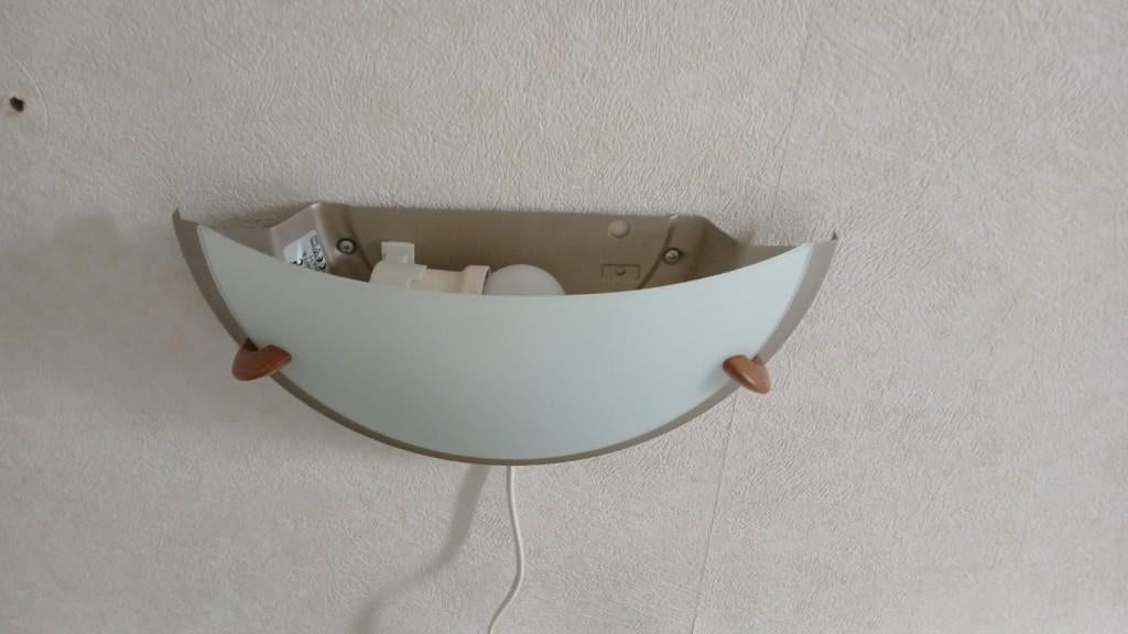 2 bedlampjes van Massive, Ophalen of Verzenden, Zo goed als nieuw, Glas, Modern