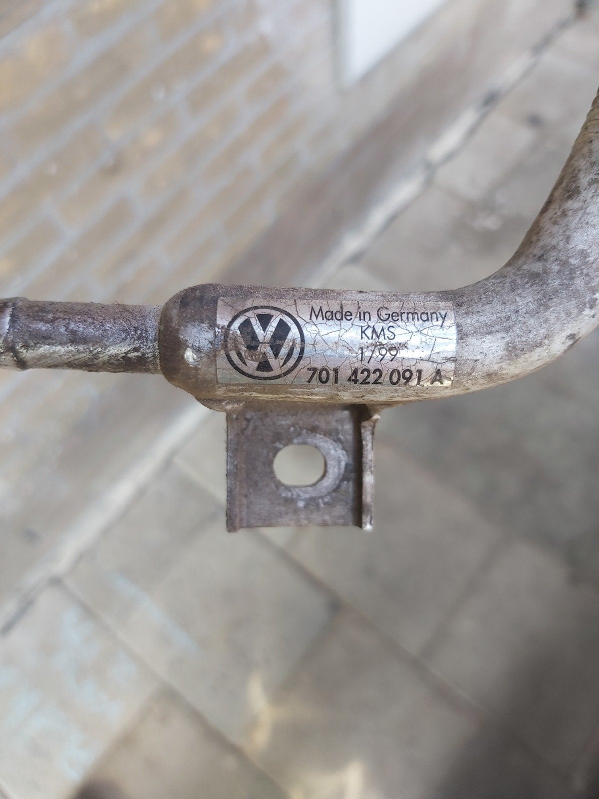 VW Transporter T4 stuurbekrachtiging koelleiding 701422091A, Ophalen of Verzenden, Gebruikt, Volkswagen