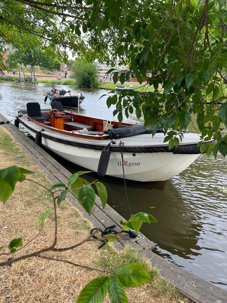 Zijlzichtvlet Boegschroef Uitstekende vaareigenschappen, Watersport en Boten, Gebruikt, Staal, Binnenboordmotor, Ophalen of Verzenden