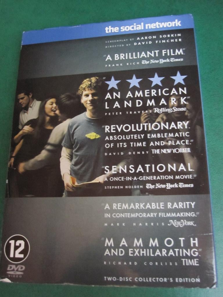 The Social Network (2010) 2 disc, Boxset, Drama, Ophalen of Verzenden, Zo goed als nieuw