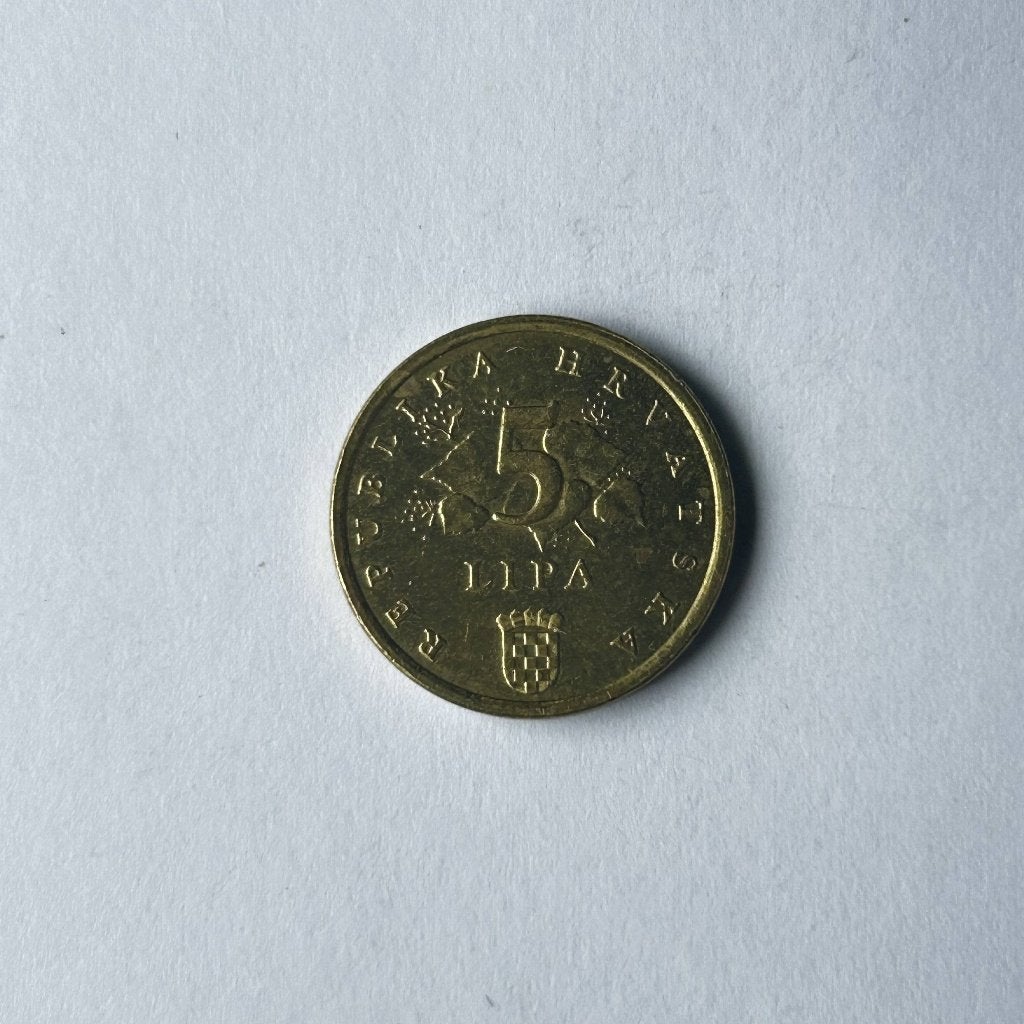 5 Lipa | Kroatië | 2015, Postzegels en Munten, Munten | Europa | Niet-Euromunten, Ophalen of Verzenden, Overige landen, Losse munt
