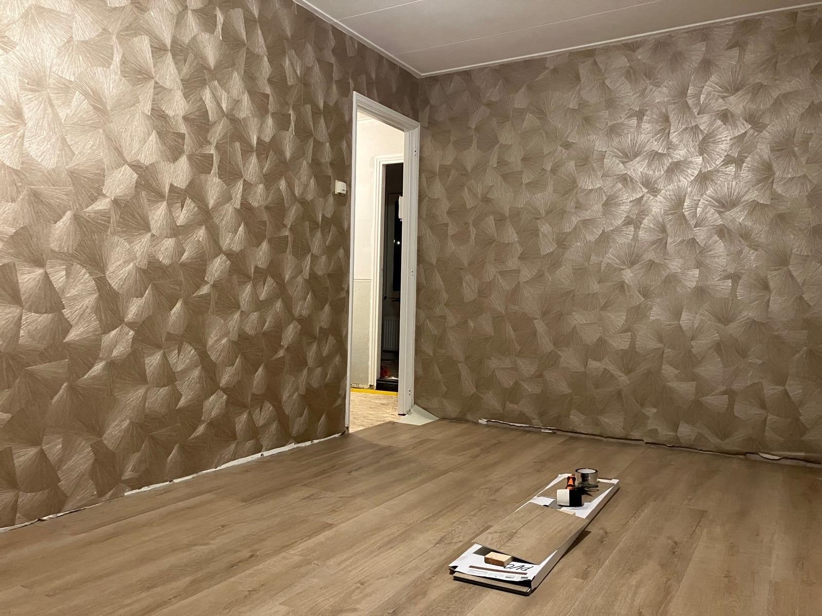 Erismann Vliesbehang - Fashion for Walls 3 - Bruin/Goud, Erismann, Bruin, Modern, Ophalen of Verzenden