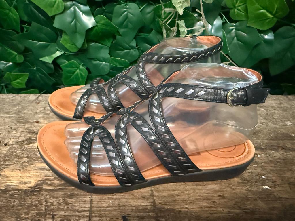zo goed als nieuw prachtige sandalen van Fitflop maat 38, Fitflop, Zwart, Zo goed als nieuw, Fitflop