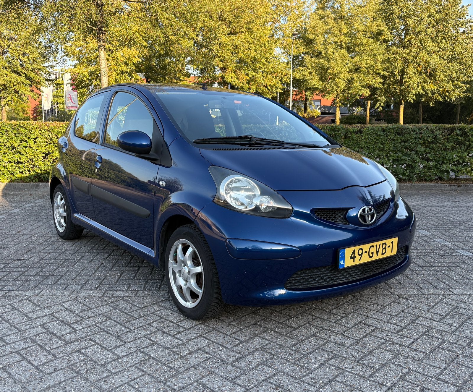 Toyota Aygo – 2008 – 149.000 km – 5-drs – APK tot sept 2027, Voorwielaandrijving, Stof, Zwart, 68 pk