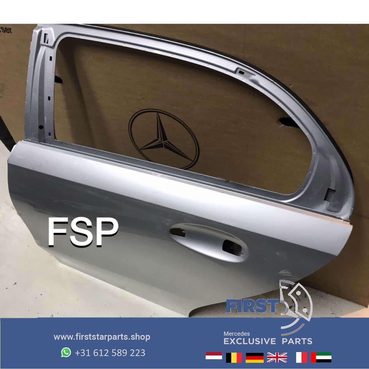 W177 deur / portier links achter Mercedes A Klasse 2018-2021, Gebruikt, -, Deur, Ophalen of Verzenden