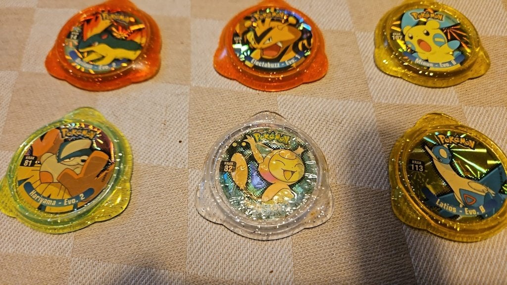 pokemon munten Quilava Electabuzz Minun Hariyama, Ophalen of Verzenden, Nieuw, Overige typen