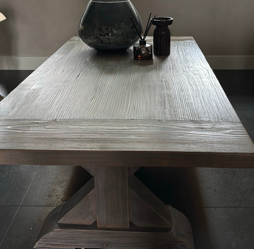 Robuuste landelijke salontafel 120  70 cm, Ophalen