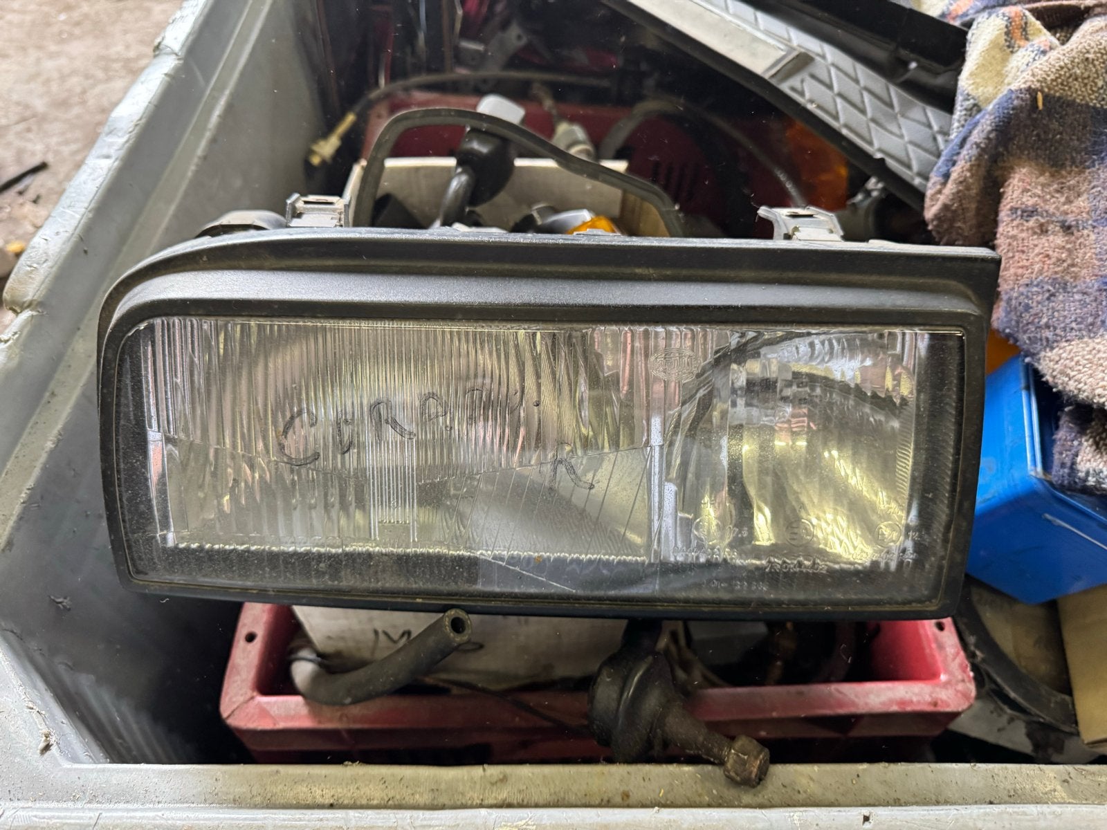 Rechter koplamp voor Volkswagen Corrado, Ophalen of Verzenden, Gebruikt, Volkswagen