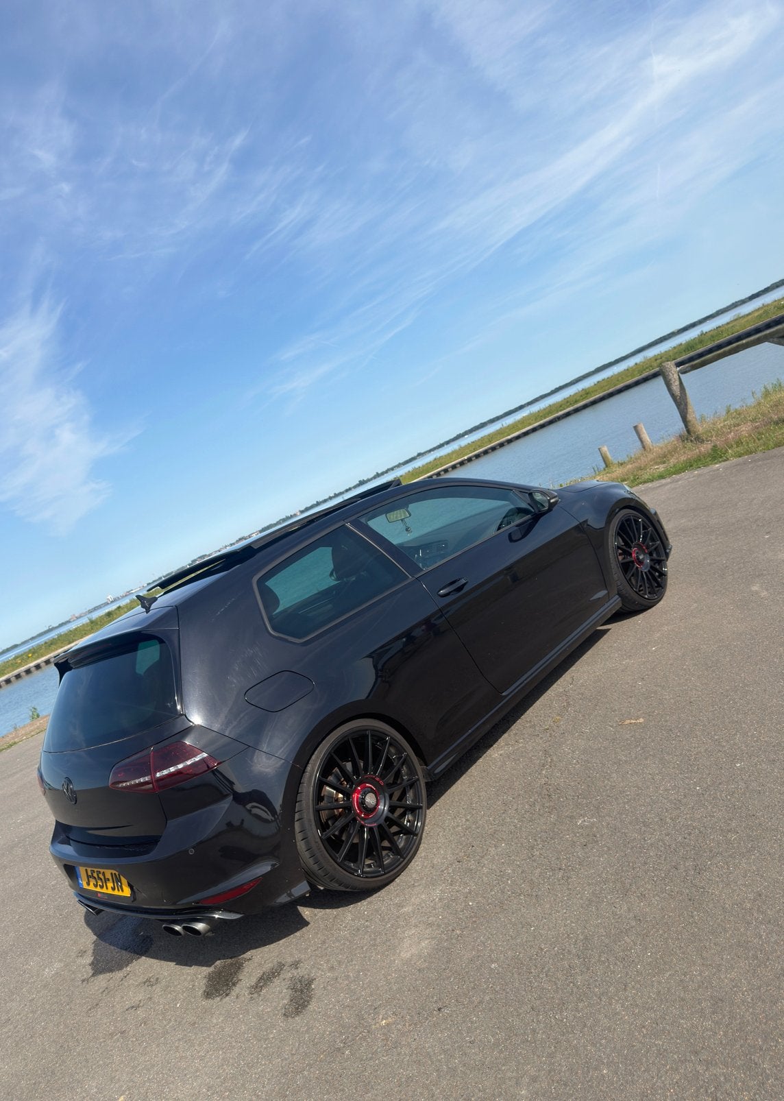 Volkswagen Golf 2.0 TSI R 221KW 3D 4MOTION DSG 2015 Zwart, Auto's, Volkswagen, Automaat, 4 cilinders, 1984 cc, Zwart