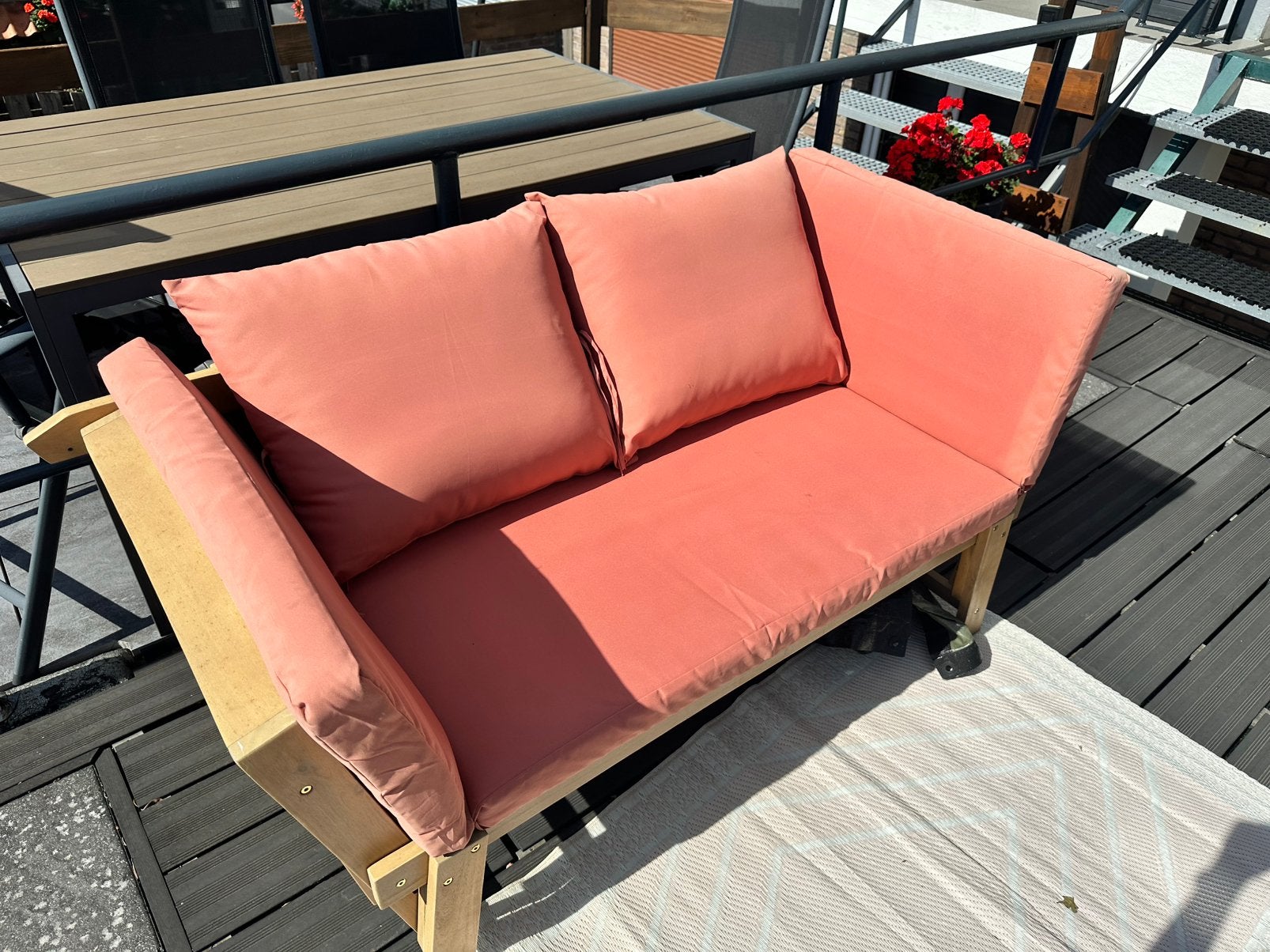 Balkonbankje, Tuin en Terras, Ophalen, Zo goed als nieuw