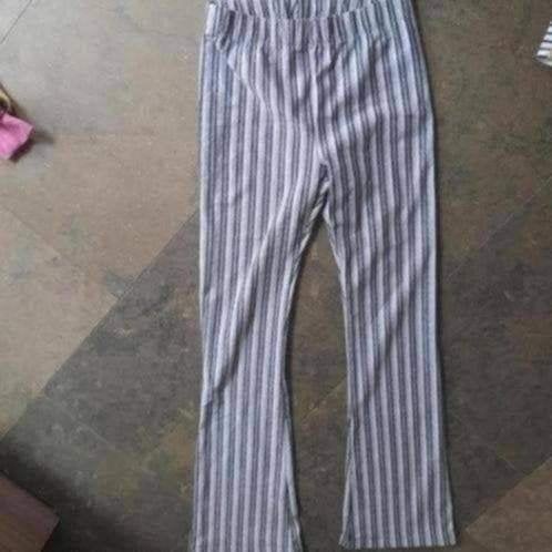 Broek 36 flared, Verzenden, Zo goed als nieuw, Maat 36 (S), Grijs