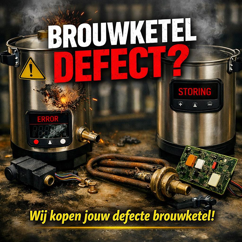 TE KOOP GEVRAAGD: DEFECTE BROUWKETELS, Ophalen, Gebruikt