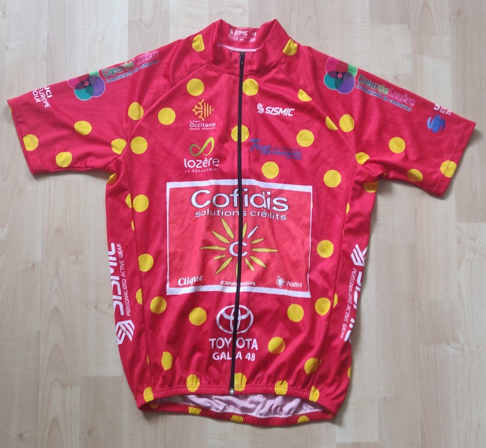 Wielershirt klassementstrui Cofidis Edet, Ophalen of Verzenden, Zo goed als nieuw, Kleding