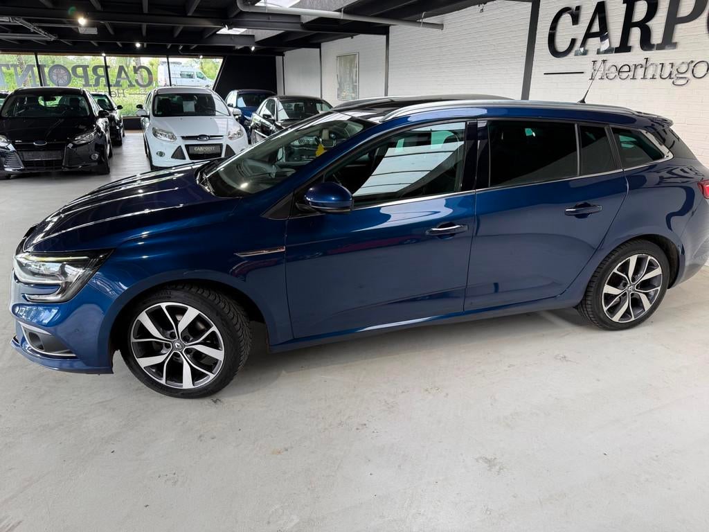 Renault Mégane Estate 1.2 TCe Bose 2016 131PK Pano Camera H, Voorwielaandrijving, Gebruikt, Zwart, 4 cilinders