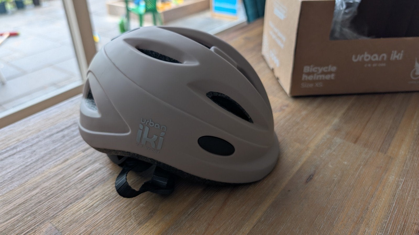 Urban Iki Fietshelm Inaho Beige Maat XS (44-48 cm), Fietsen en Brommers, Fietsaccessoires | Fietshelmen, XS, Jongen of Meisje