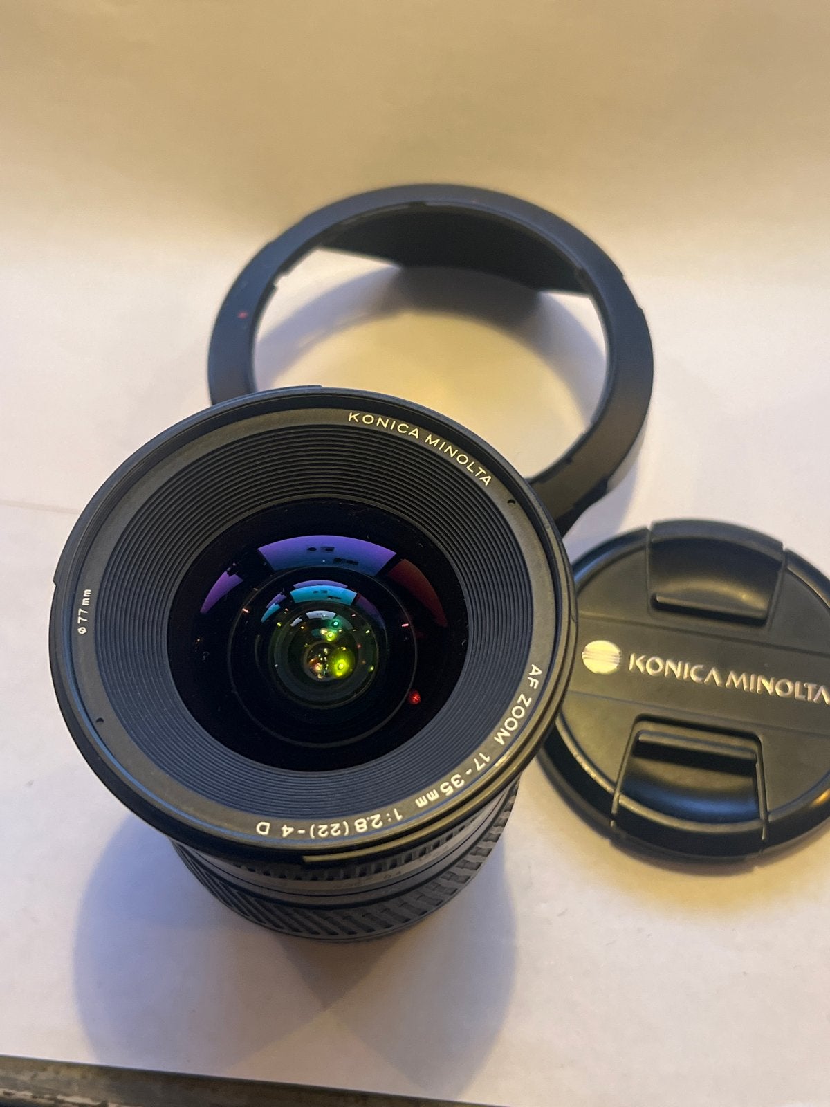 Sony A / Konica Minolta AF Zoom 17-35mm f/2.8-4 D lens, Ophalen, Gebruikt, Autofocus, Groothoeklens