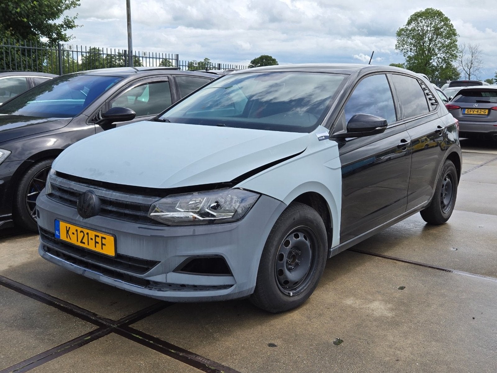 Volkswagen Polo 1.0 TSI 95pk 7-DSG 2020 Zwart, Auto diversen, Schadeauto's, Zwart, 999 cc, Benzine, Hatchback