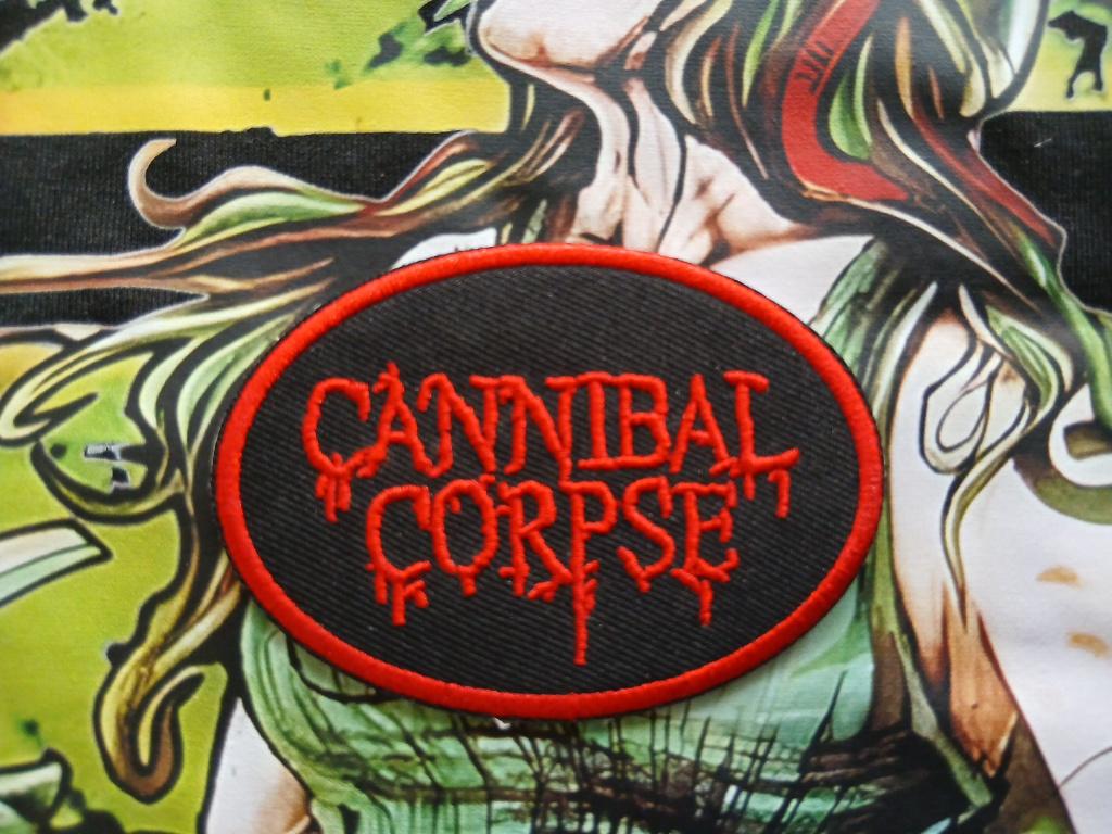 Cannibal Corpse mooie nieuwe patch c82 metal, Verzenden, Nieuw, Kleding