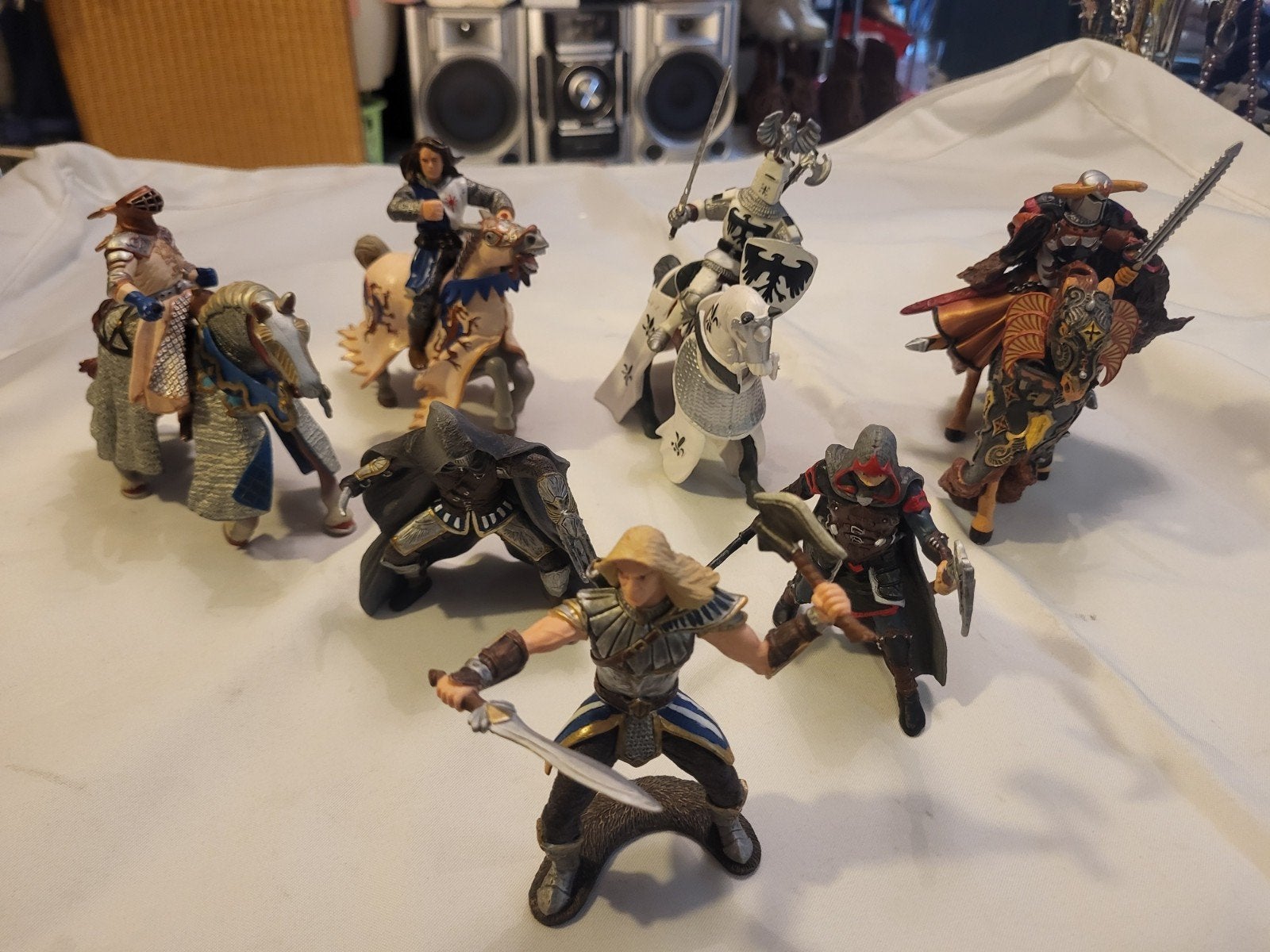 Schleich Papo ridders en figuren - Grote collectie, Gebruikt, Info@schleich-s.com, Schleich, Ophalen of Verzenden