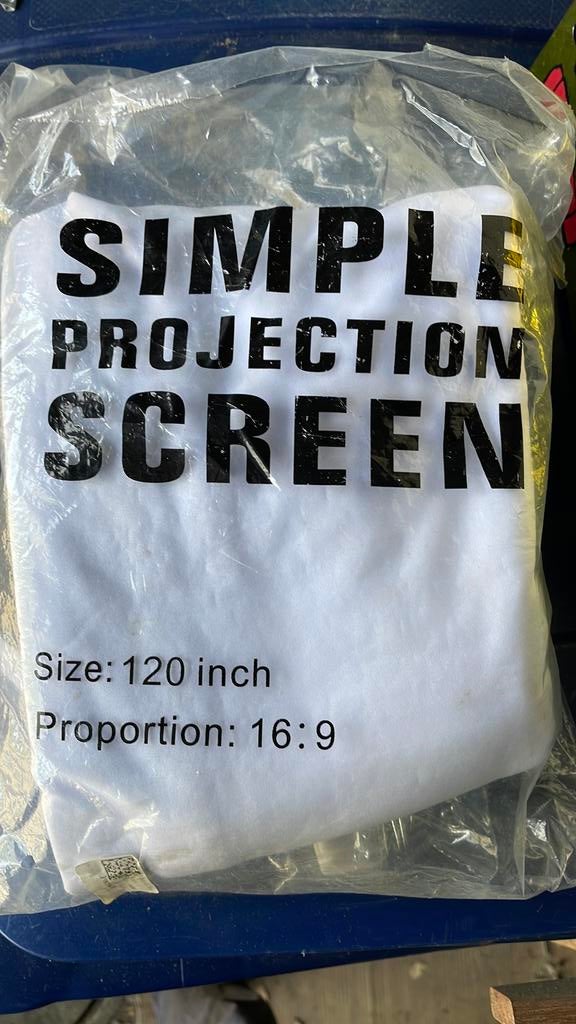 Film dia projector doek 120 inch 16:9, Ophalen of Verzenden, Zo goed als nieuw, Bruin, Overige typen