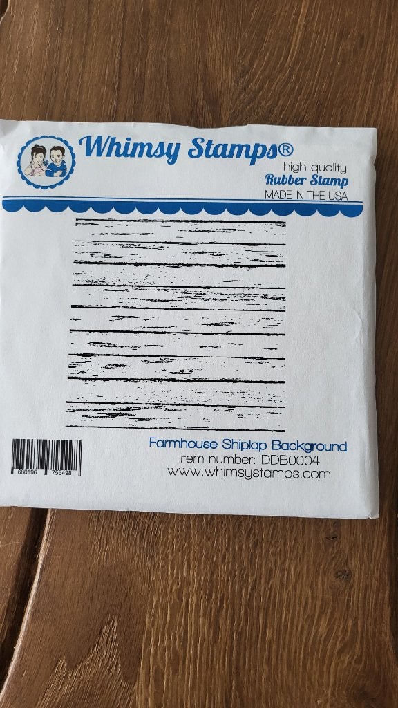 Whimsy Stamps "achtergrondstempel" DDB0004, Hobby en Vrije tijd, Stempelen, Verzenden, Nieuw, Overige typen