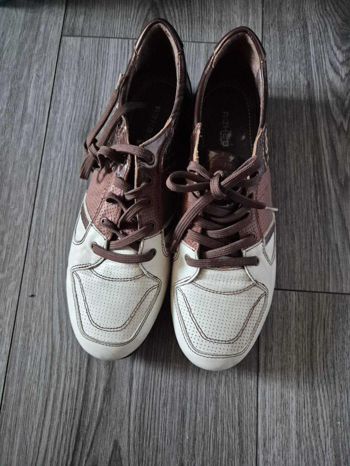 Rehab heren sneakers bruin/wit, maat 44, Kleding | Heren, Schoenen, Bruin, Ophalen of Verzenden, Sneakers of Gympen, Rehab