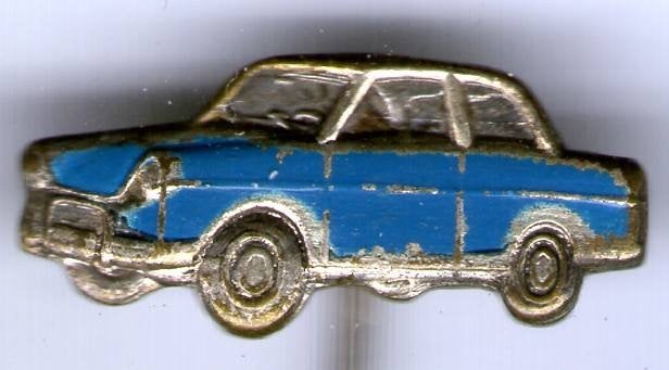 DAF D.A.F. 600 van Doorne blauw auto speldje ( E_082), Ophalen of Verzenden, Zo goed als nieuw, Transport, Speldje of Pin