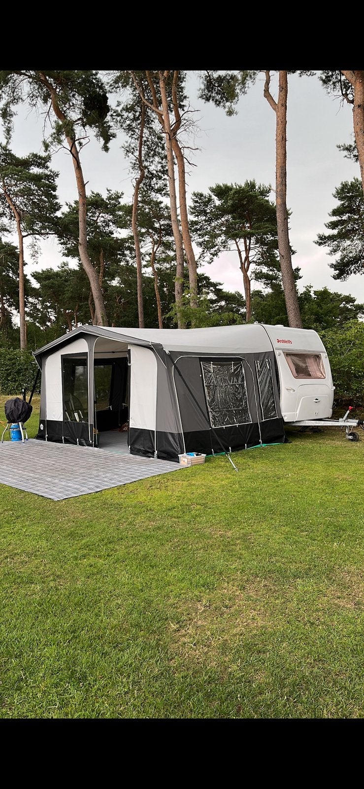 Dethleffs Caravan, Treinzit, 750 - 1000 kg, Particulier, Tot en met 4