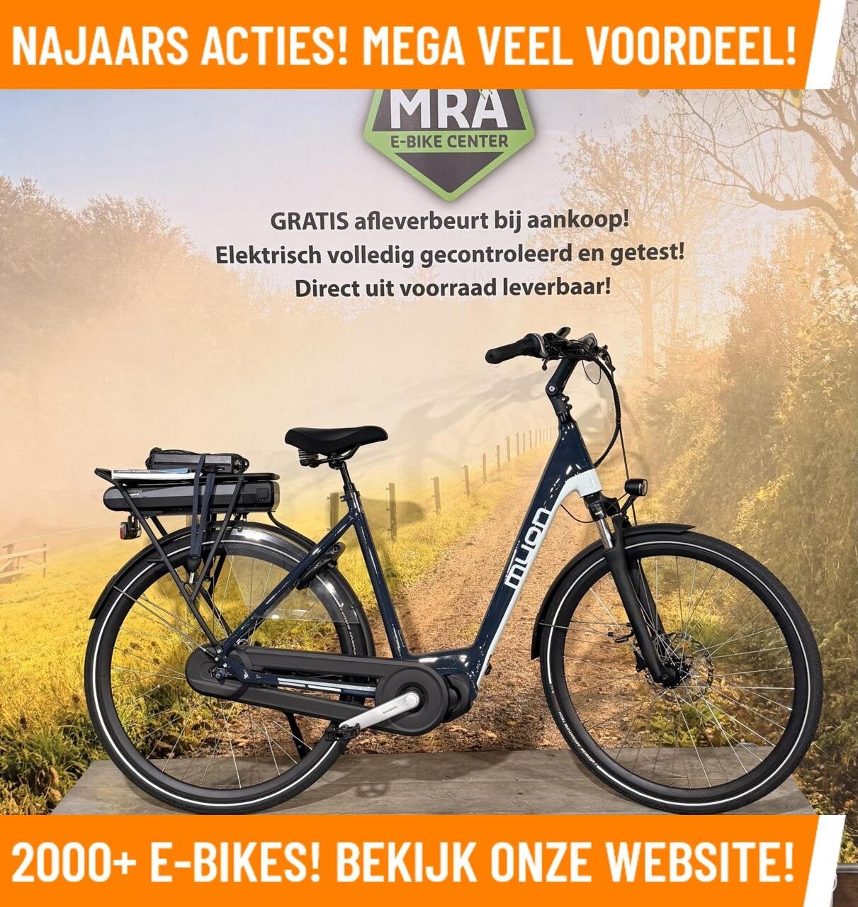 Muon Vesper Elektrische fiets met Shimano midden motor ebike, 55 tot 59 cm, Nieuw, 50 km per accu of meer, Overige merken