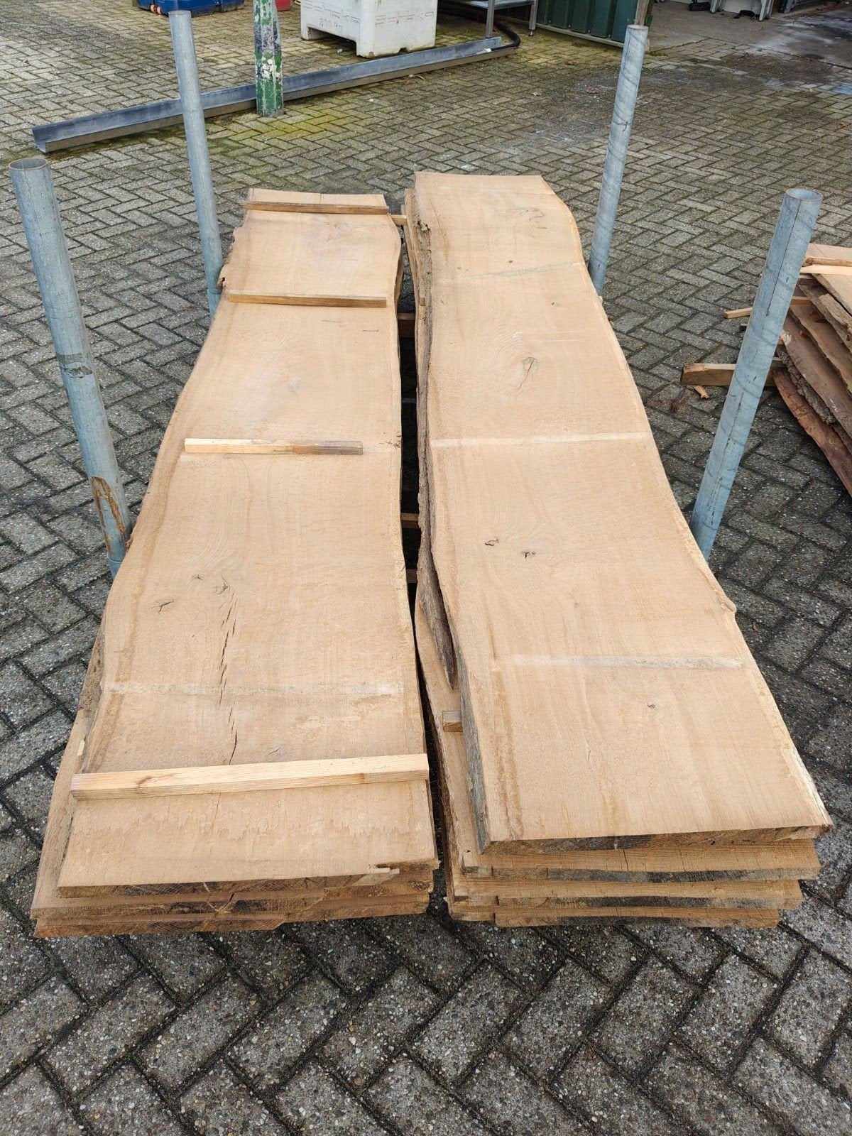 Eiken beuken populieren schaaldelen planken boomstamtafel, Ophalen of Verzenden, Nieuw