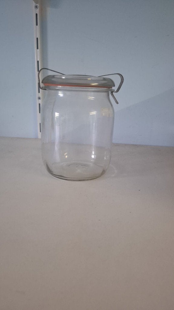 Glazen Weckpotten, Ophalen, Gebruikt, Met deksel, Pot, Bus of Blik