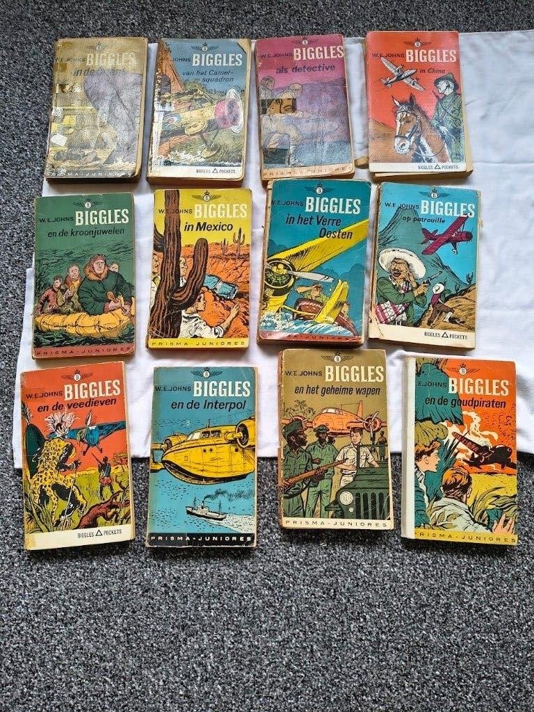 Biggles boeken (pockets) W.E. Johns, Boeken, Avontuur en Actie, Ophalen, Gelezen