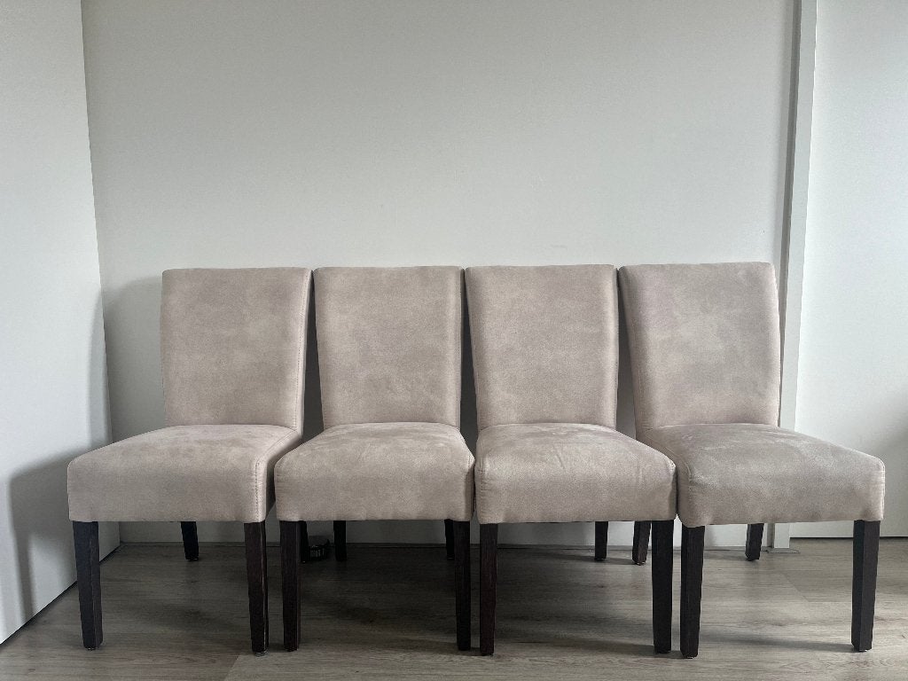 Stoelen, woonkamer, 4x, Ophalen, Gebruikt, Vier, Stof