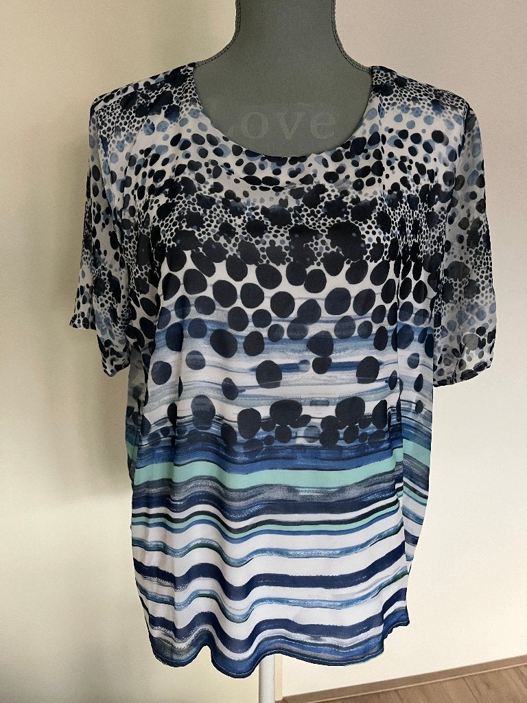 Top met korte mouwen - Witteveen, Meerkleurig, Witteveen, Gedragen, Shirt of Top