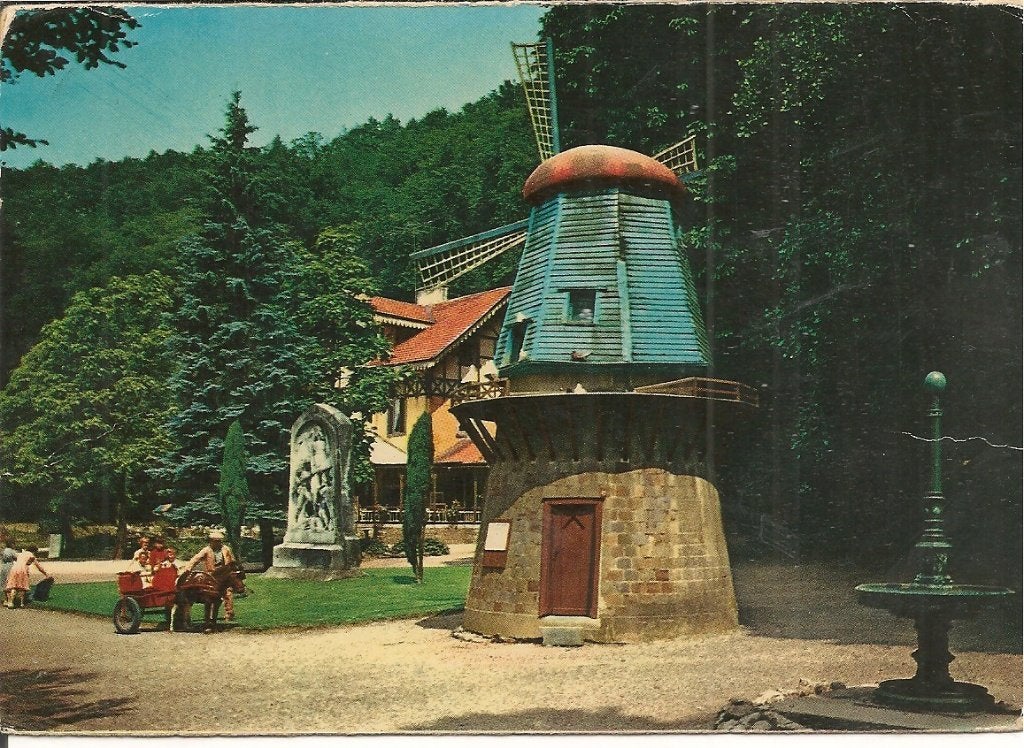 Oude ansichtkaart Spa, Le Parc des Sept Heures, Ophalen of Verzenden, 1960 tot 1980, Gelopen, Zuid-Holland