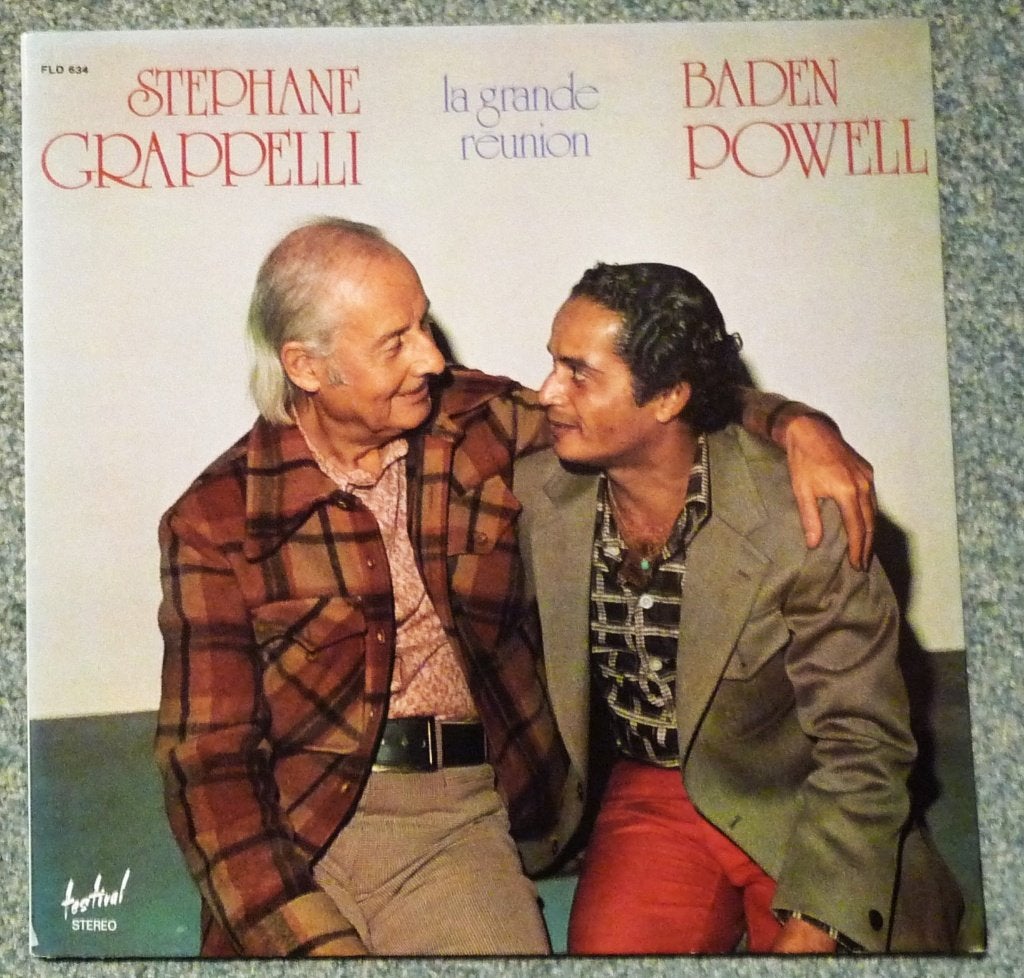 Stephane Grappelli and Baden Powell – La Grande Reunion, Cd's en Dvd's, Vinyl | Jazz en Blues, Ophalen of Verzenden, Gebruikt