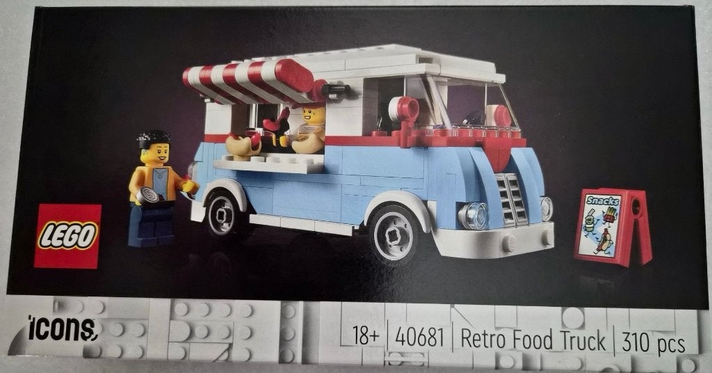 Lego Icons 40681 Retro Food Truck uit 2023 - Nieuw!, Lego, Nieuw, Ophalen of Verzenden, Icons