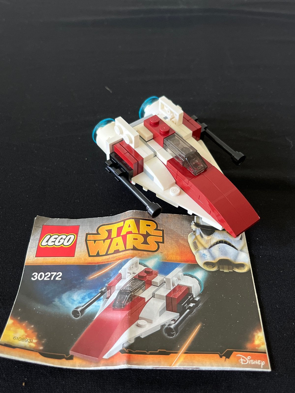 Lego Star Wars 30272 A-Wing Starfighter met instructies, Star Wars, Lego, Ophalen of Verzenden, Zo goed als nieuw