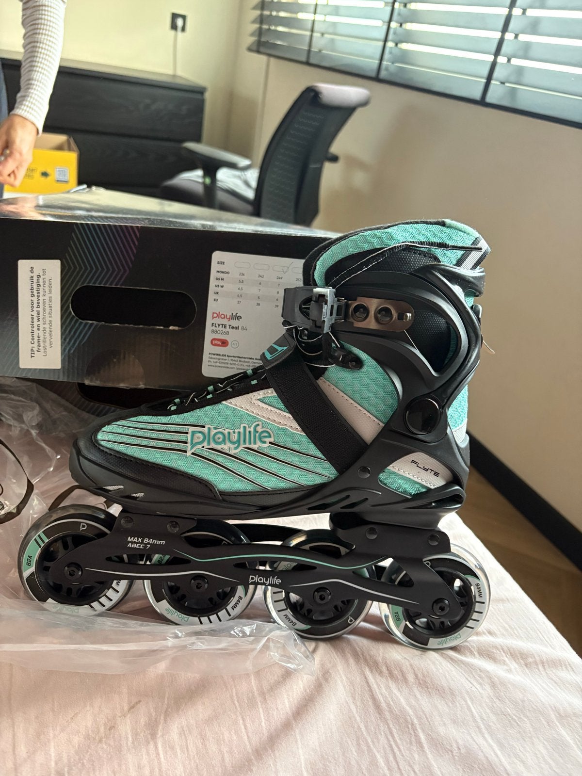 Playlife Flyte Teal 84 inline skates - Nieuw in doos, Ophalen of Verzenden, Nieuw, Overige typen, Overige merken