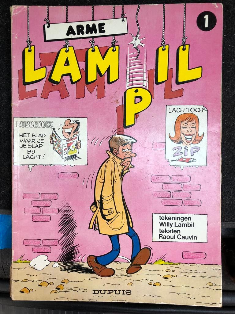 Lampil, Eén stripboek, Ophalen of Verzenden, Gelezen