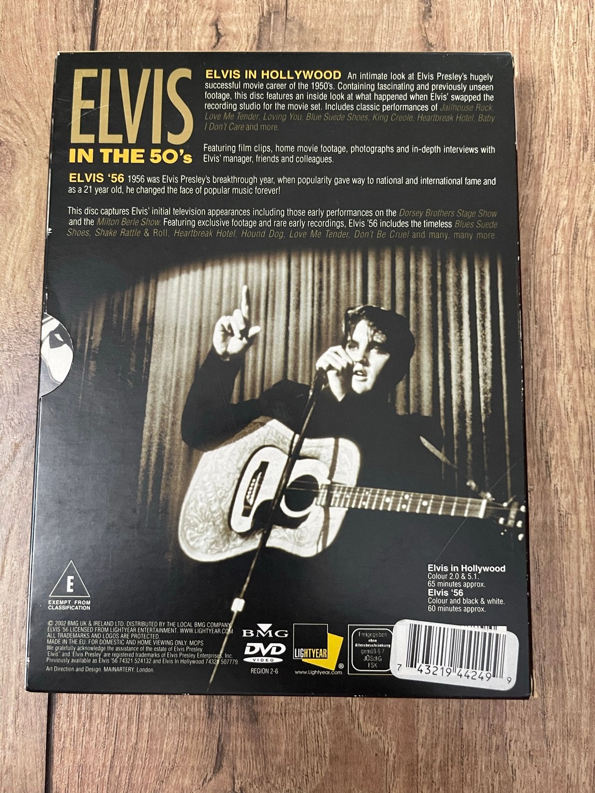 Elvis in the 50's - Elvis in Hollywood & Elvis '56 DVD, Alle leeftijden, Nederlands, Ophalen of Verzenden, Zo goed als nieuw