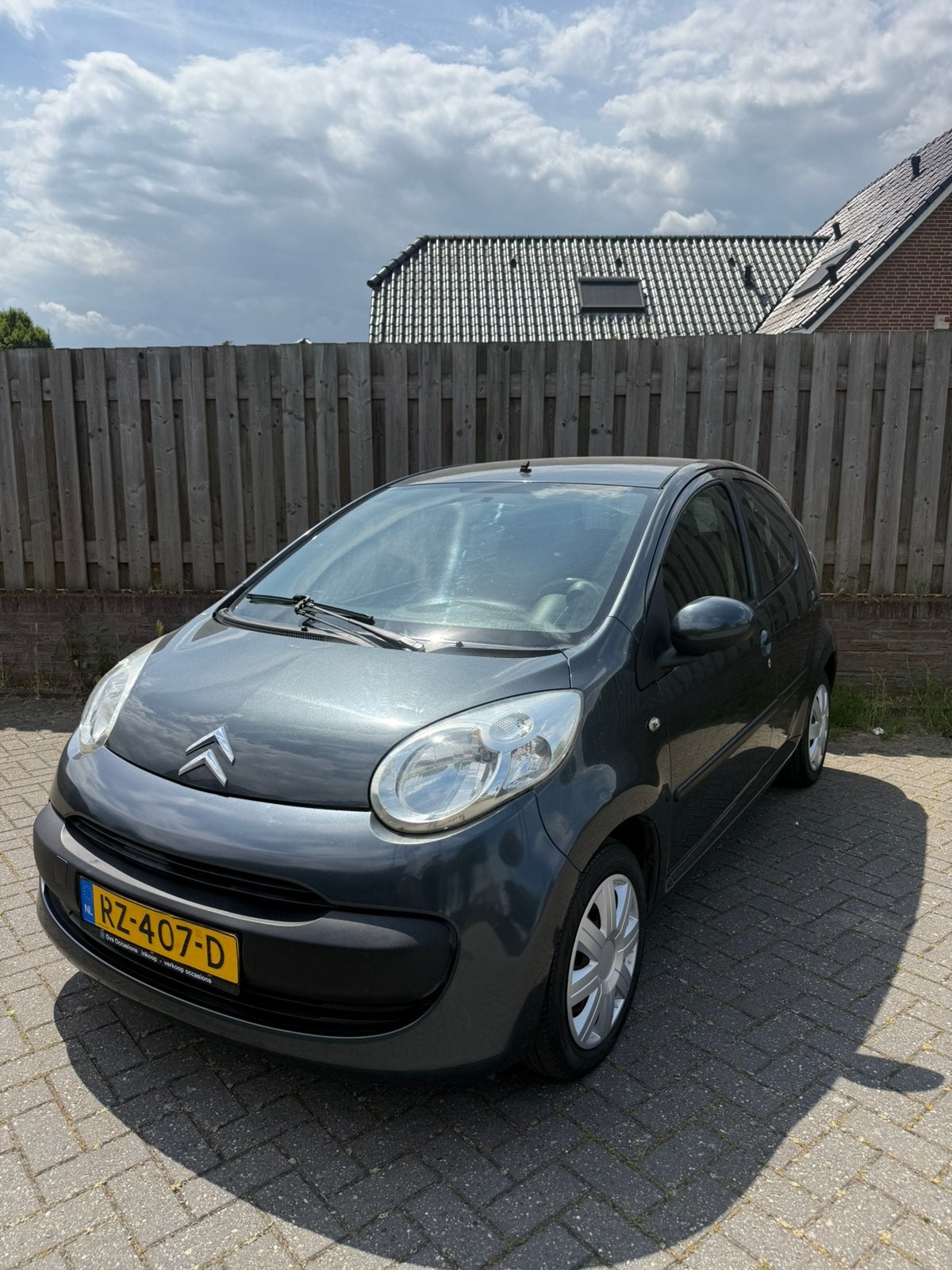 Citroën C1 1.0 12V 2005 5Drs Grijs NIEUWE APK AIRCO!, 4 stoelen, 68 pk, Bedrijf, 23 €/maand