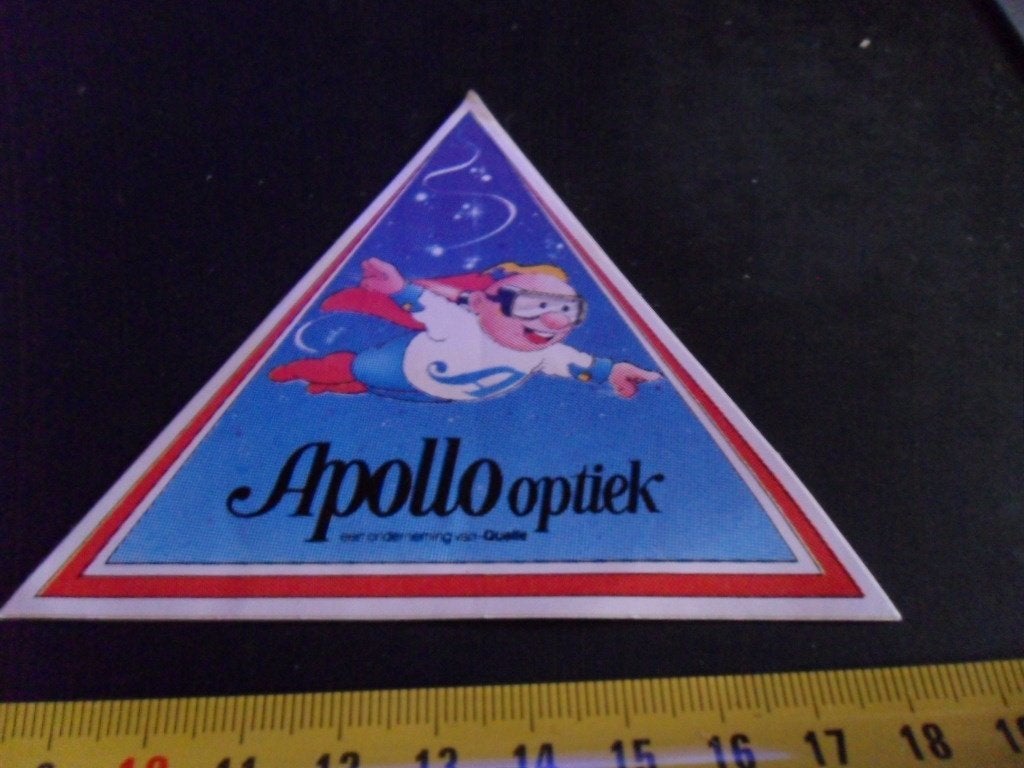 sticker APOLLO Optiek  Quelle, Ophalen, Zo goed als nieuw