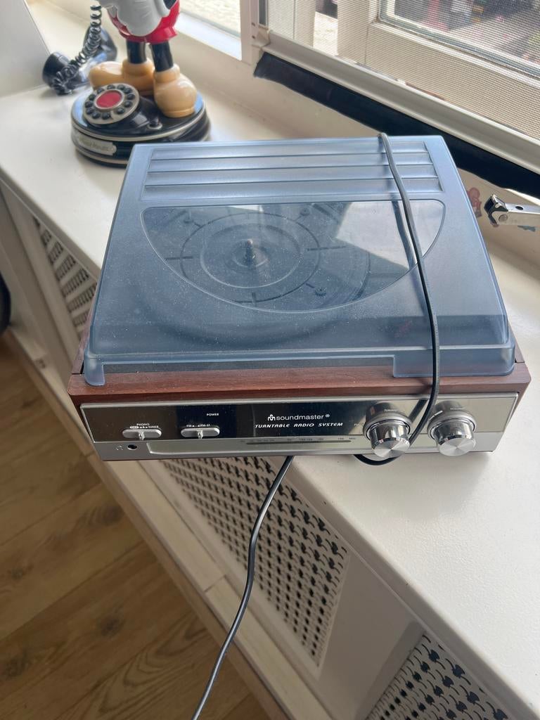 Soundmaster Platenspeler Radio Systeem - Vintage Look, Ophalen of Verzenden, Zo goed als nieuw, Platenspeler, Overige merken