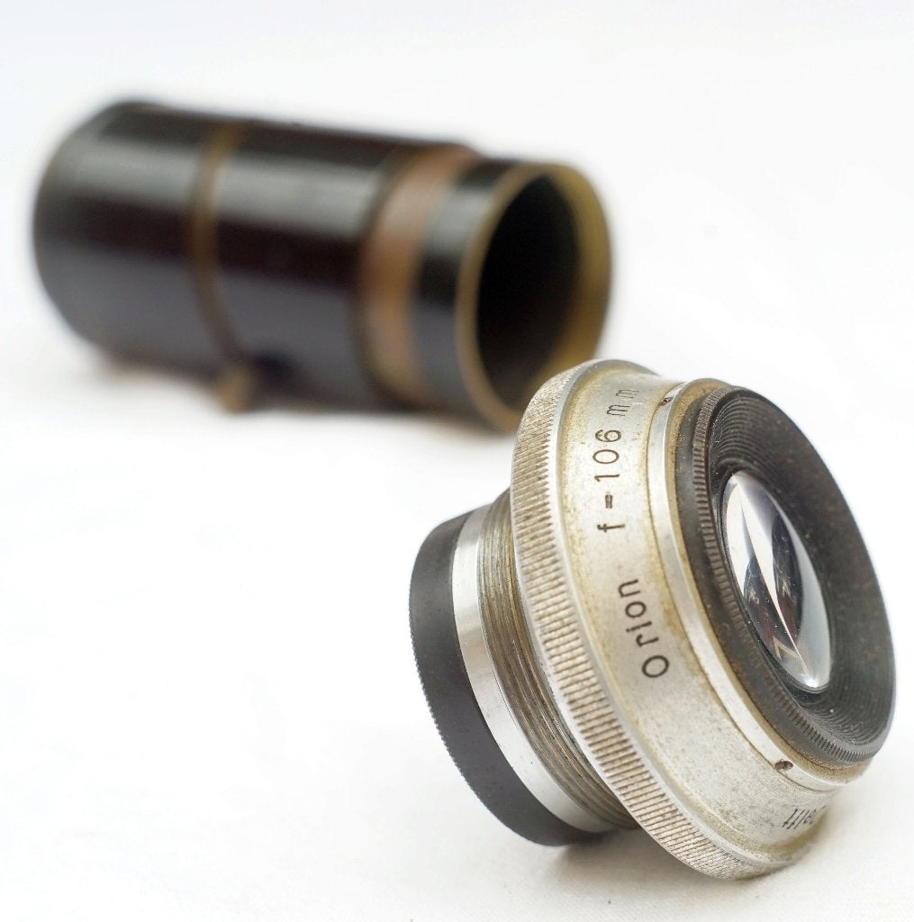 Old Delft Orion 106mm f4.5 (M39) Nederlandse enlarger lens, Ophalen of Verzenden, 1940 tot 1960