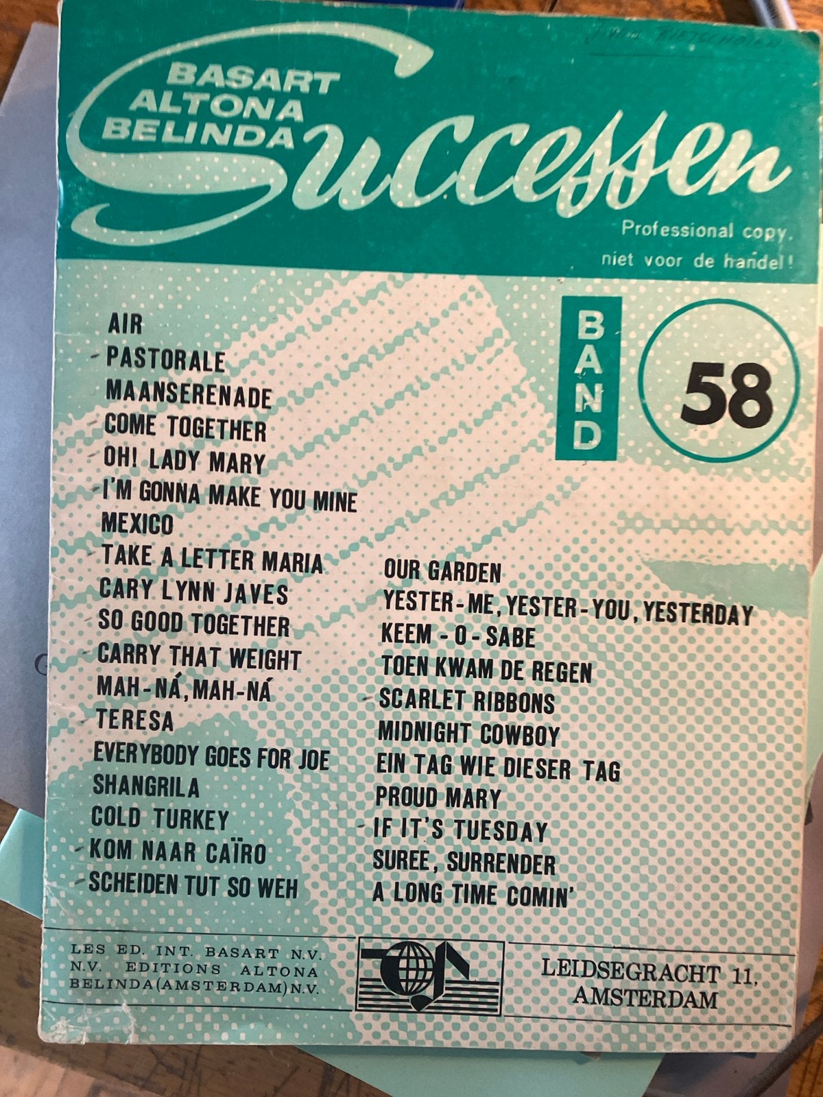 Basart Successen Band 58 - Professional Copy, Ophalen of Verzenden, Gebruikt, Pop, Verzamelalbum