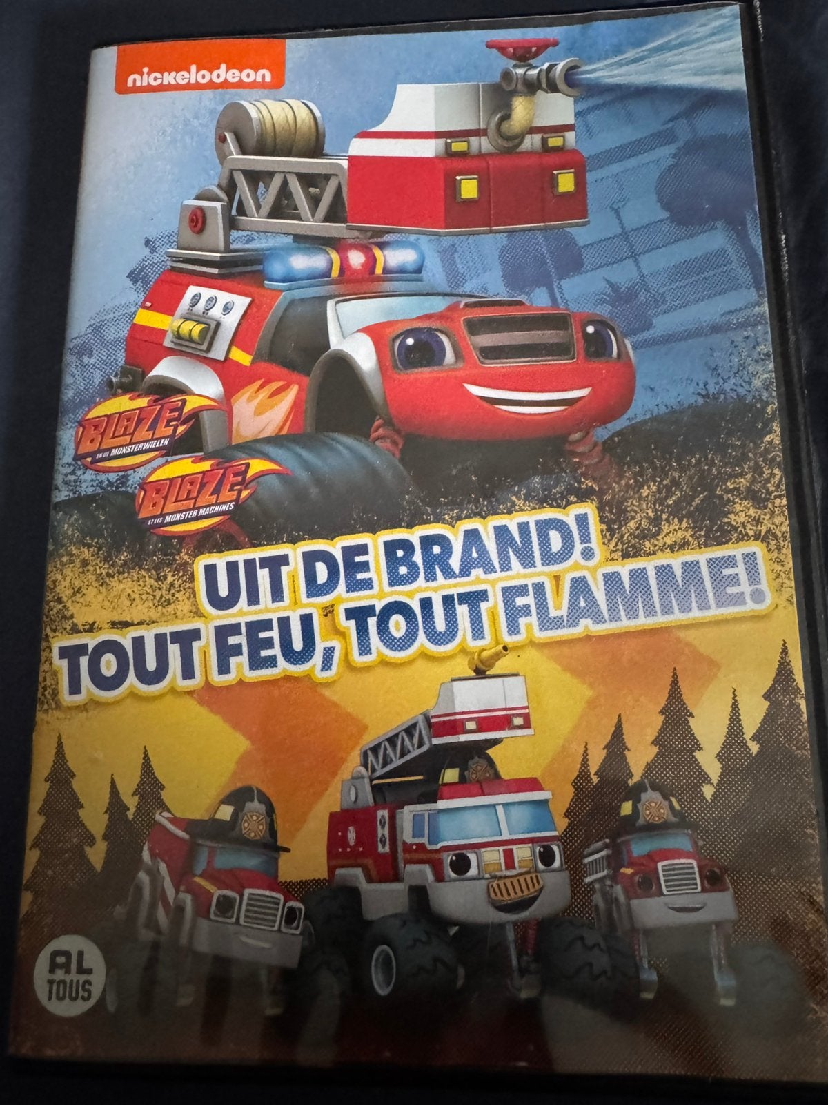 Dvd Blaze uit de brand!, Alle leeftijden, Ophalen of Verzenden, Zo goed als nieuw, Amerikaans