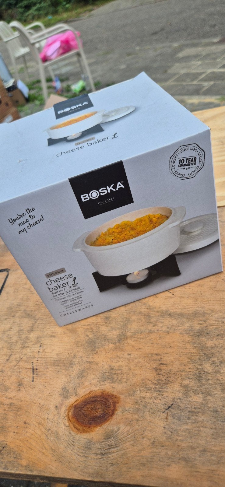 Boska Cheese Baker L - Kaasfondue/Mac & Cheese Ovenschaal, Overige typen, Nieuw, Ophalen of Verzenden, Steen/keramiek