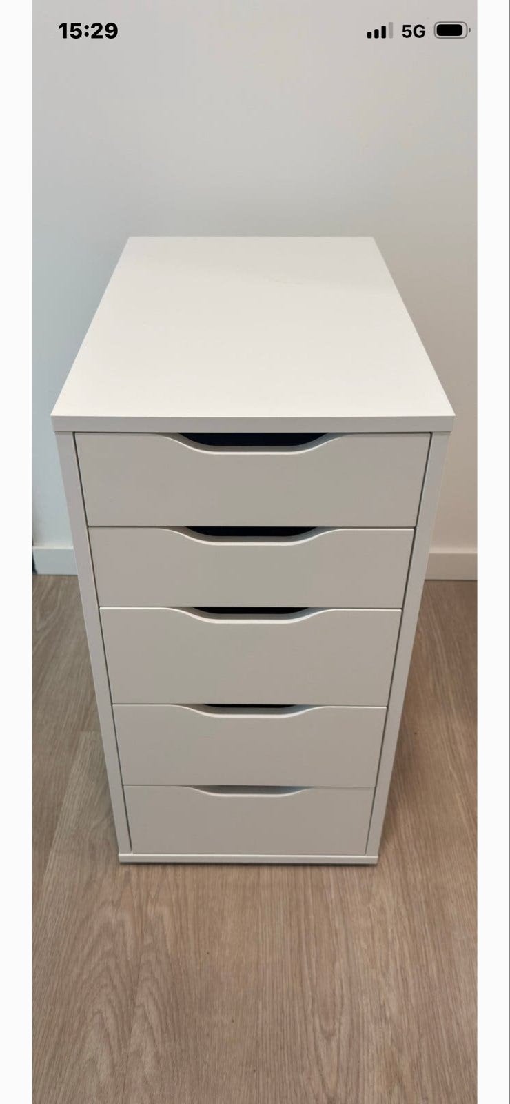 IKEA Alex ladeblok wit - perfect voor kantoor of studio, Overige materialen, Minder dan 50 cm, 5 laden of meer, Ophalen of Verzenden