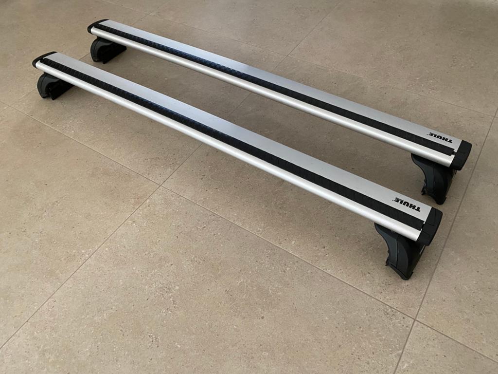 Thule Wingbar dakdragers Seat Ibiza ST 2011, Auto diversen, Dakdragers, Zo goed als nieuw, Ophalen of Verzenden